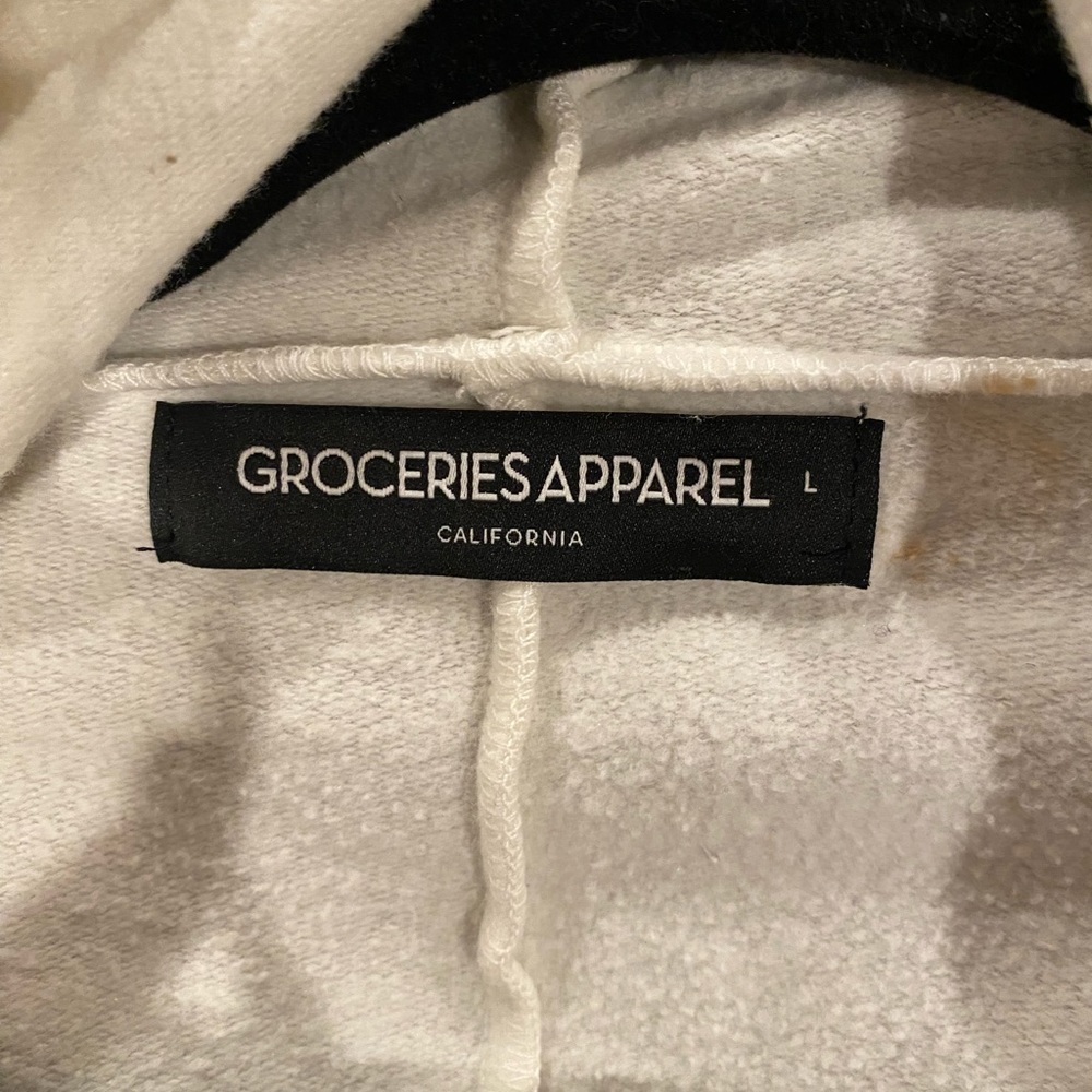 Cream duster/sweatshirt jacket - Picture 2 of 2